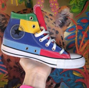 Converse Multicolor High-Top Sneakers